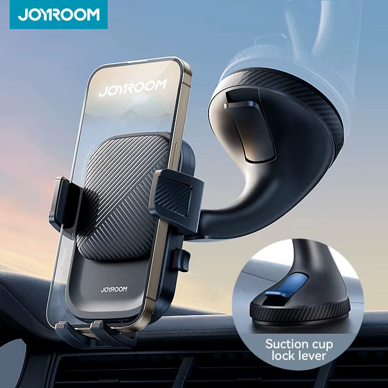 Joyroom Phone Holder Mount for Car Strong Suction Hands-Free Cell Phone Mounts for Dashboard/Windshield 360° Rotation
