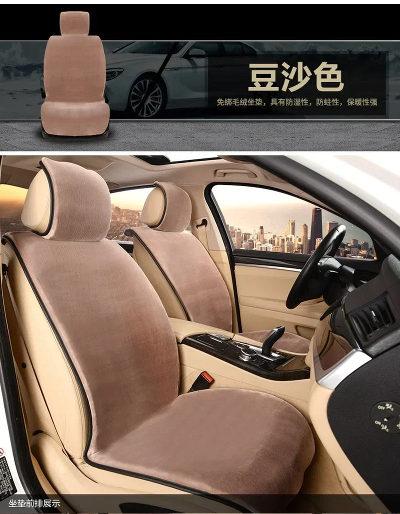 142 X 56Cm Faux Fur Car Seat Covers Winter Universal Car Seat Cushion Car Seat Covers Car Seat Cover Car Cushion Seat Cover
