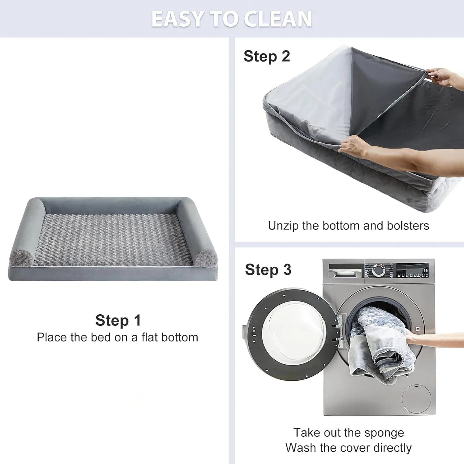 Luxury Dog Bed Memory Foam Mat Dog Accessories Waterproof All Season Universal Machine Washable Bed for Dog Bed Medium Size Dog