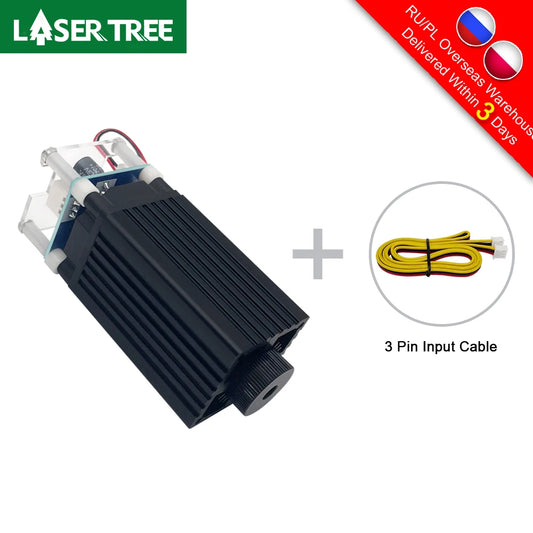 20W/10W/5W/4W Laser Head for CNC Engraver Wood Cutting DIY Laser Tools 450Nm TTL/ PWM Blue Light Laser Module