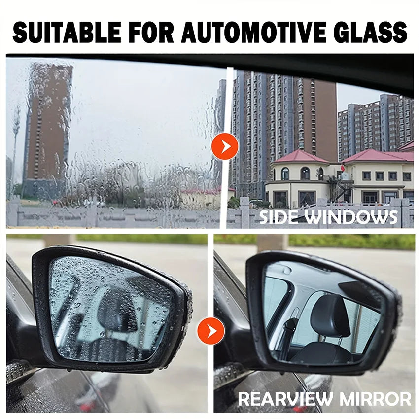 Auto Water Repellent Spray anti Rain Coating for Cars Glass Hydrophobic Anti-Rain Car Liquid Windshield Mirror Water Repellent