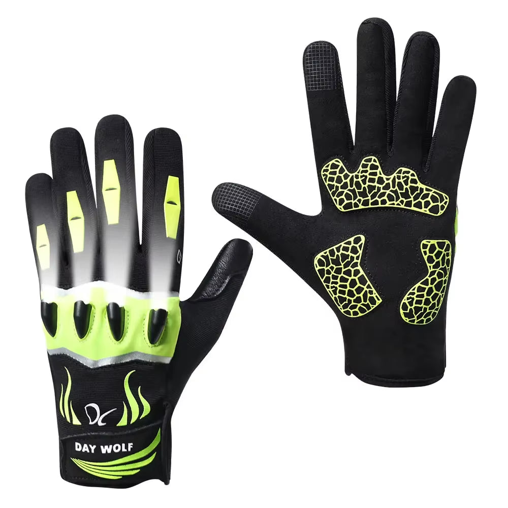 Savior Outdoor Sports Cycling Gloves Half Finger LED Gloves Nightview Rechargeable Flashlight Luminous Breathable Summer Spring