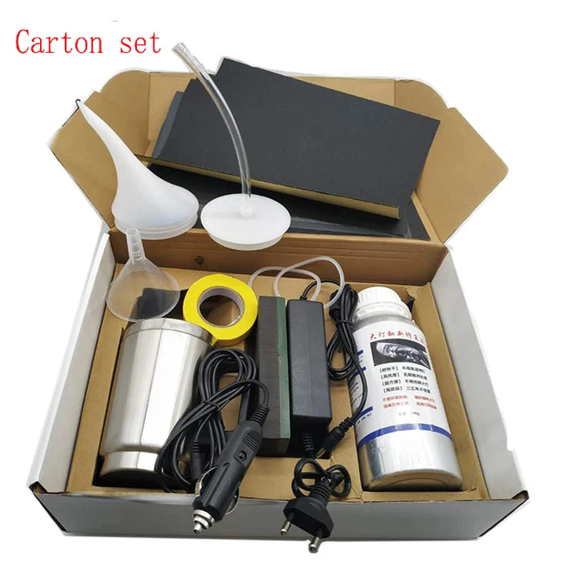 Car Headlight Restoration Polish Kit Polish Car Headlights 800ML Liquid Polymer Faros Car Headlight Polishing Repair Kit
