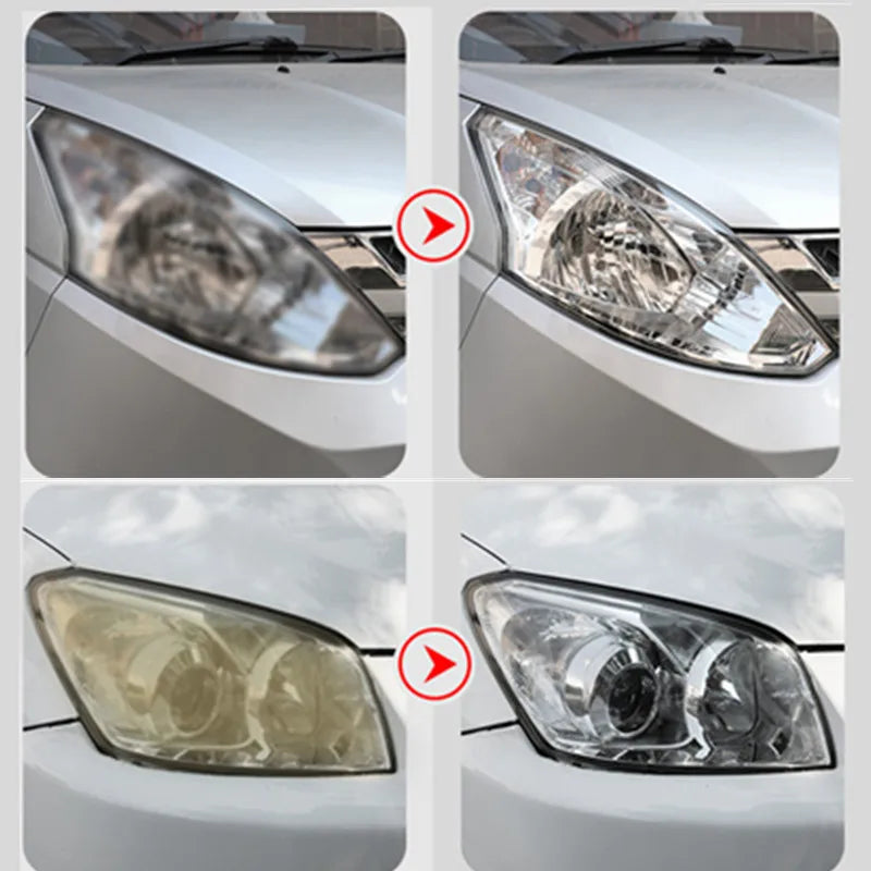 Car Headlight Restoration Polish Kit Polish Car Headlights 800ML Liquid Polymer Faros Car Headlight Polishing Repair Kit