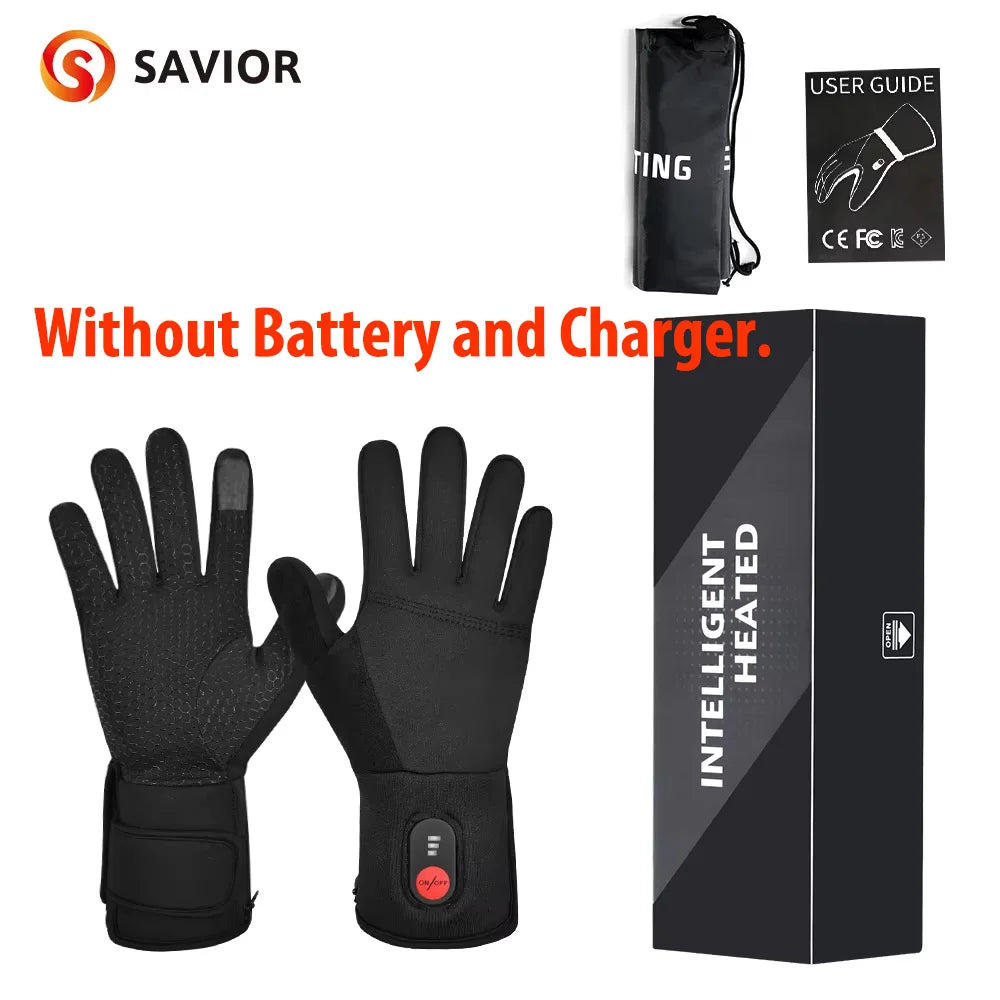 ed Gloves Electric Skiing Winter Warm Support Touch Screen Glove Men Women Snowboarding Thermal Skiing Liner Outdoor