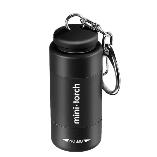 Mini LED Flashlight USB Charging Flashlight Keychain Portable Pocket Flashlight Waterproof Outdoor Portable Lighting