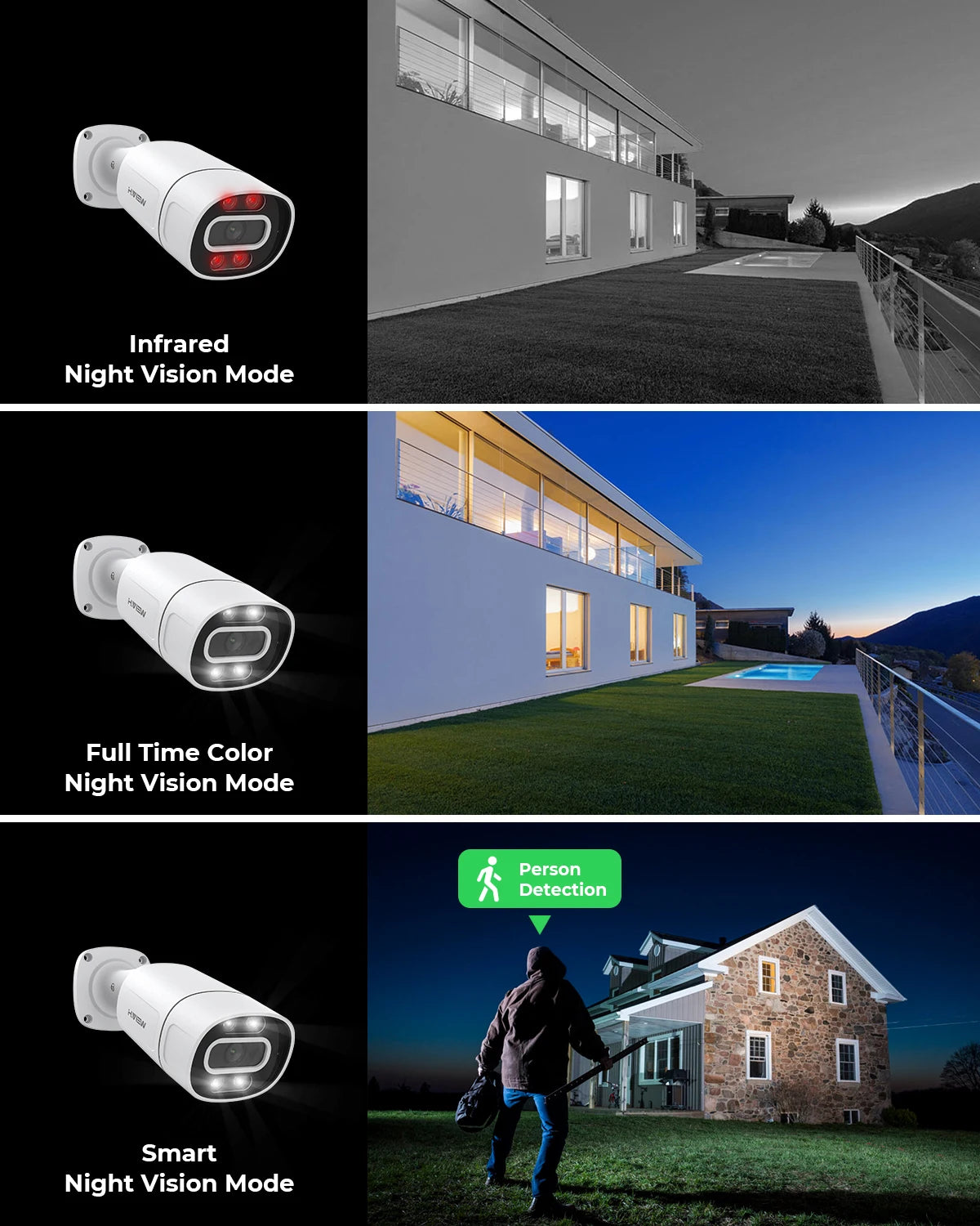 4K 5Mp 8Mp Poe Cctv Security Camera System Home Video Surveillance Kit 8Ch Nvr Audio Outdoor Ip Camera Xmeye App