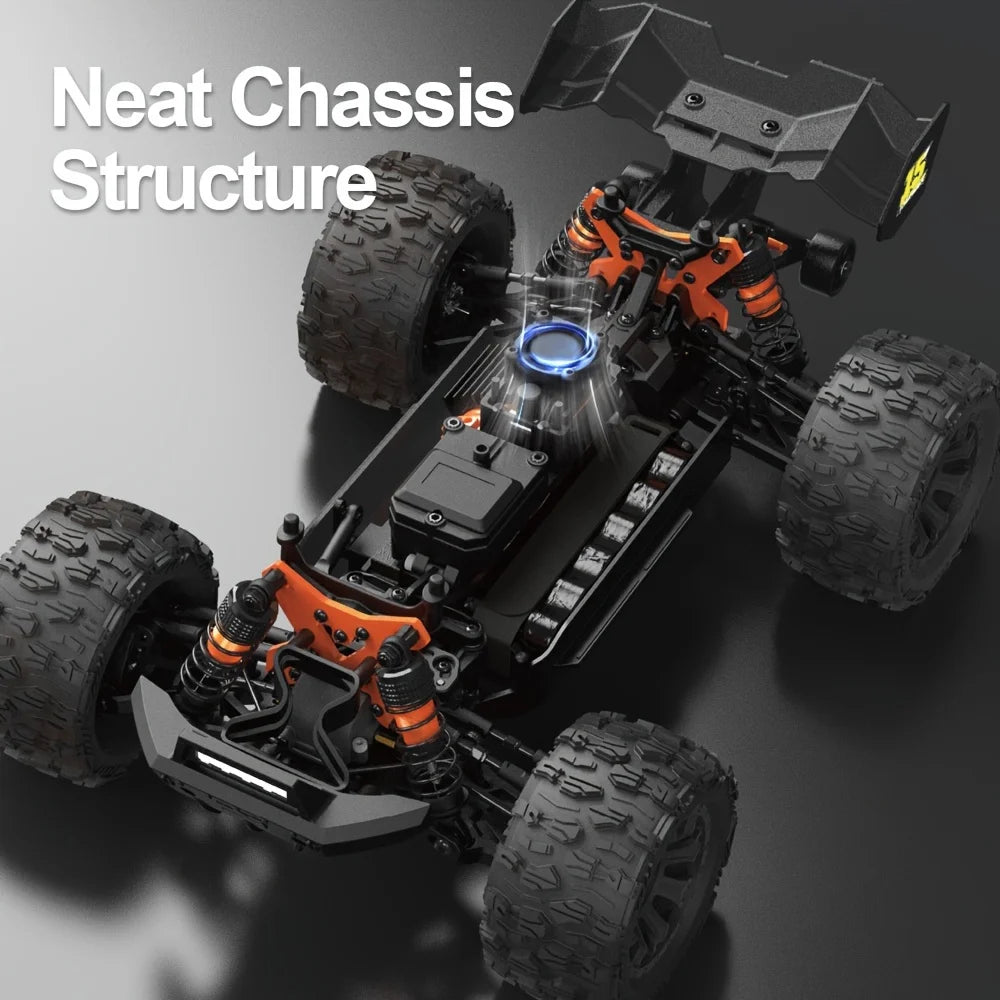 JIUSI MT14R 1/14 RC Racing Car 3S 35C 2200Mah 80Km/H Brushless Motor 2.4G Remote Control 4WD Off-Road RC Trucks Toys