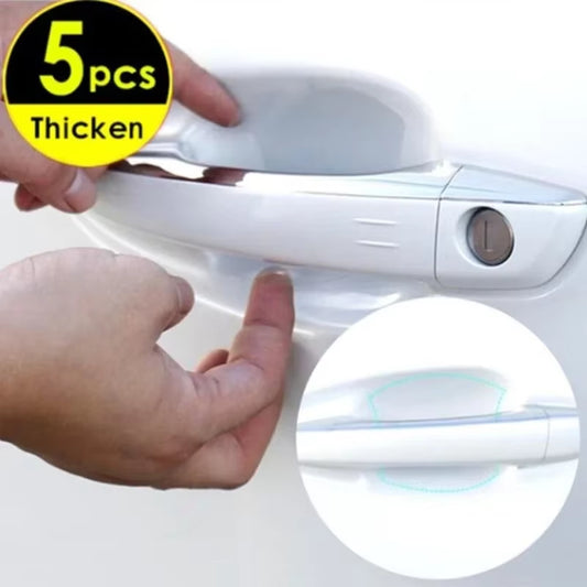 5Pcs Transparent Door Handle Stickers Cars Stickers Protector Cars Doors Scratch Car Decoration Car Stickers and Decals