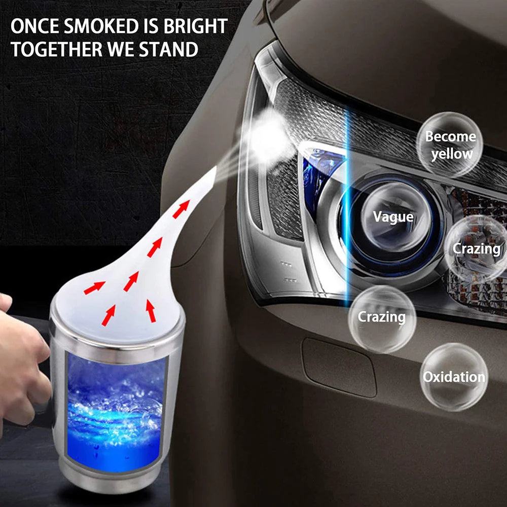 Car Headlight Restoration Polish Kit Polish Car Headlights 800ML Liquid Polymer Faros Car Headlight Polishing Repair Kit