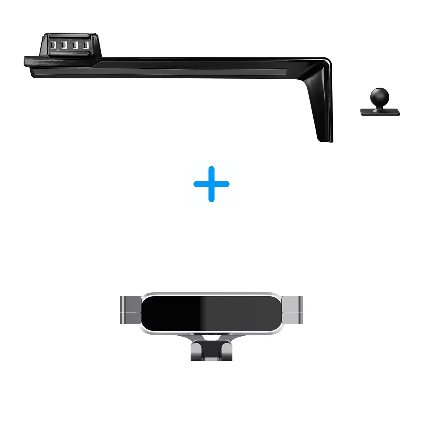 Car Phone Holder for Hyundai Santa Fe MX5 2024 2025 Screen Panel Fixed Base Fast Wireless Charging Phone Mount Car Accessories