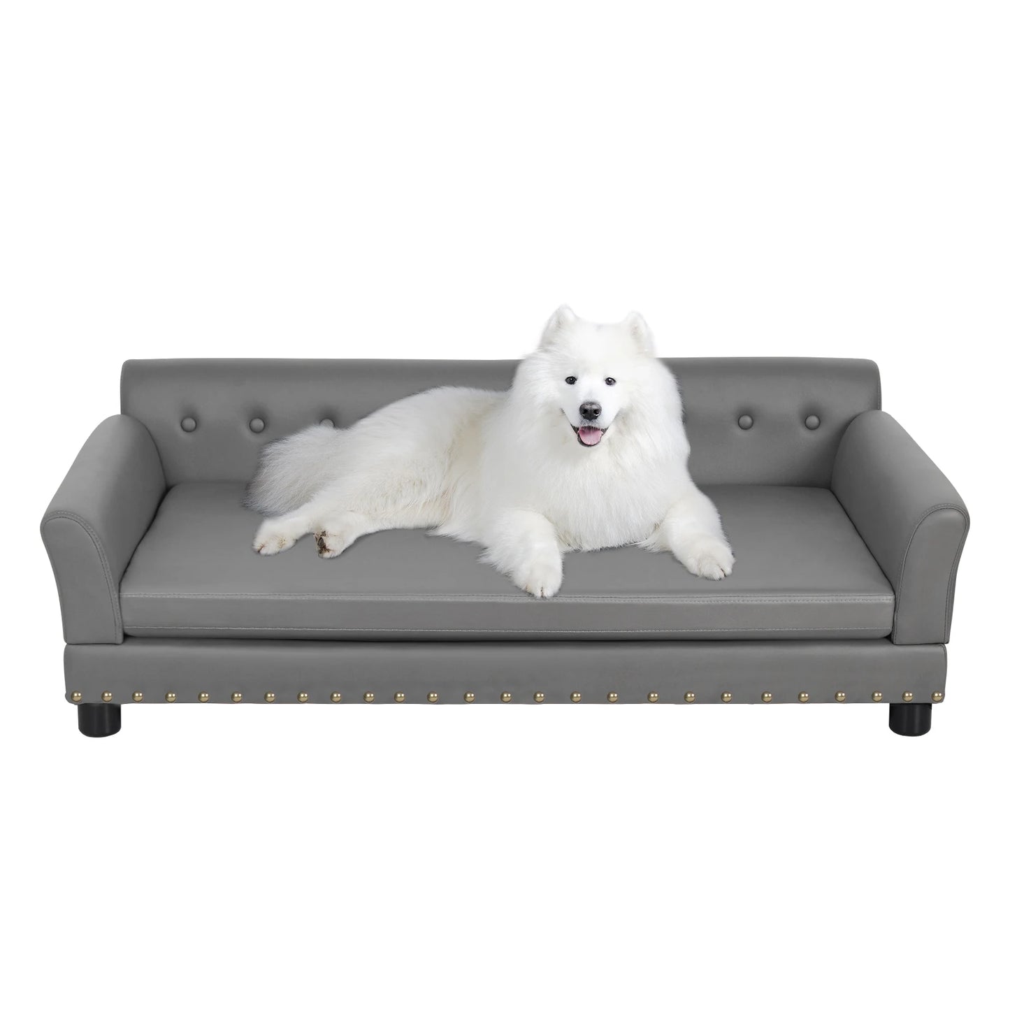 Rectangle Pet Bed for Medium and Large Dogs, Durable Elevated Dog Sofa Bed, Comfortable Dog Couch, Modern Dog Sofa