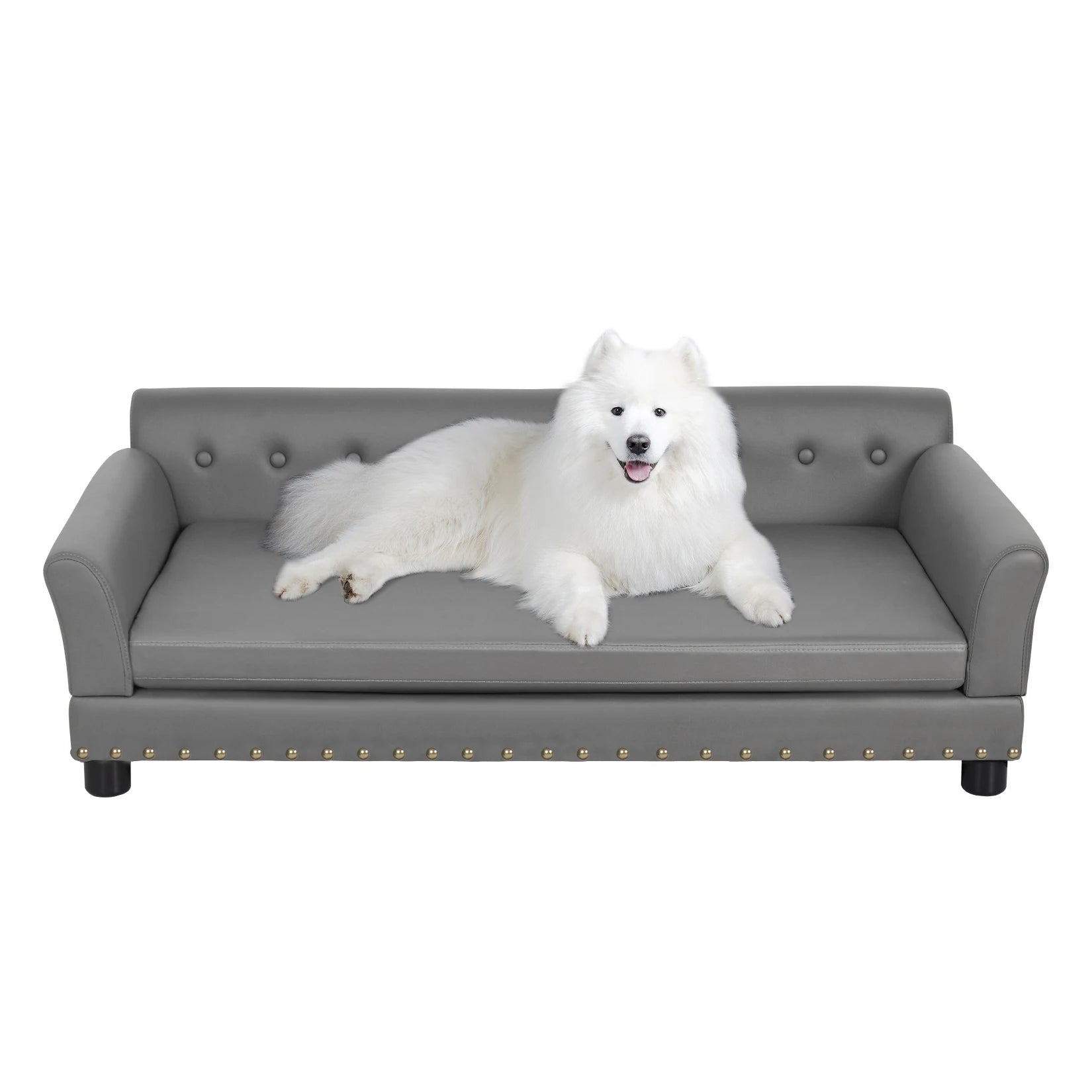 Rectangle Pet Bed for Medium and Large Dogs, Durable Elevated Dog Sofa Bed, Comfortable Dog Couch, Modern Dog Sofa