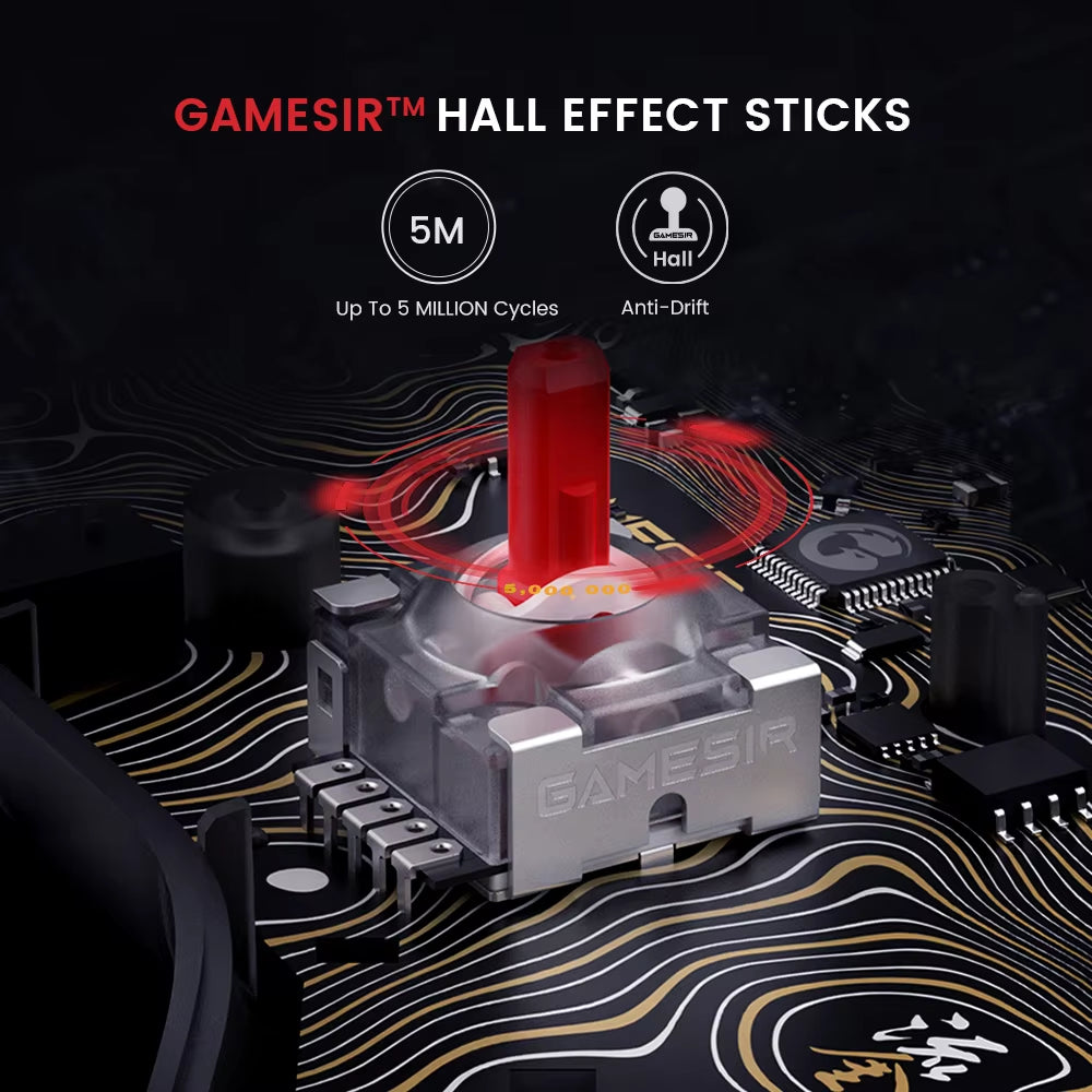Gamesir Kaleid Flux Xbox Controller Wired Gamepad for Xbox Series X, Xbox Series S, Xbox One Game Console Hall Effect Joystick