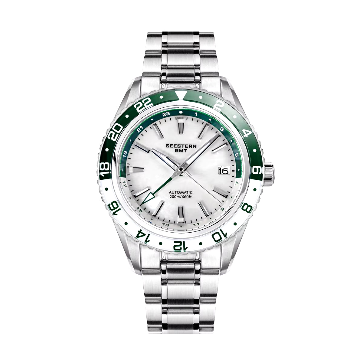 Men of Watch Office GMT Automatic NH34 Movement Sapphire Glass Bezel 20Bar Waterproof Diver Mechanical Wristwatch S456