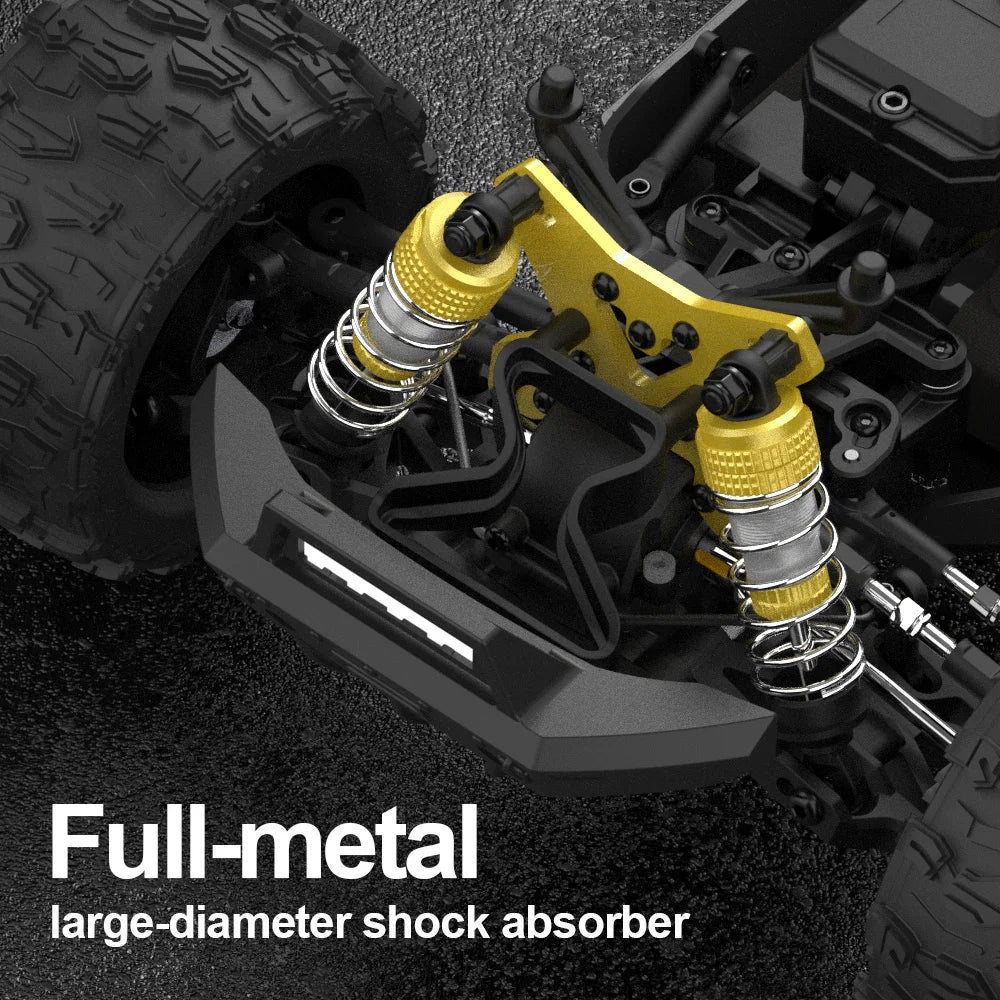 JIUSI PT14R MT14R 1/14 4WD RC Car 80Km/H Brushless 2.4G Remote Control Racing Car High Speed Off-Road RC Truck 3S 35C 2200Mah
