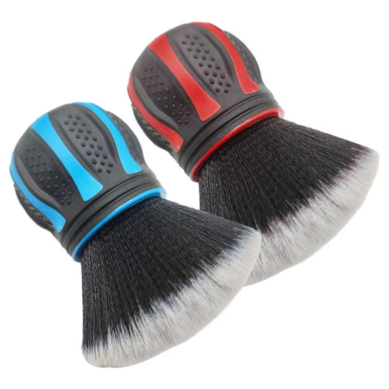 Car Detailing Brushes with Holder Auto Air Vent Cleaning Soft Brush Car Interior Bristles Cleaning Brush for Car Cleaning Tool