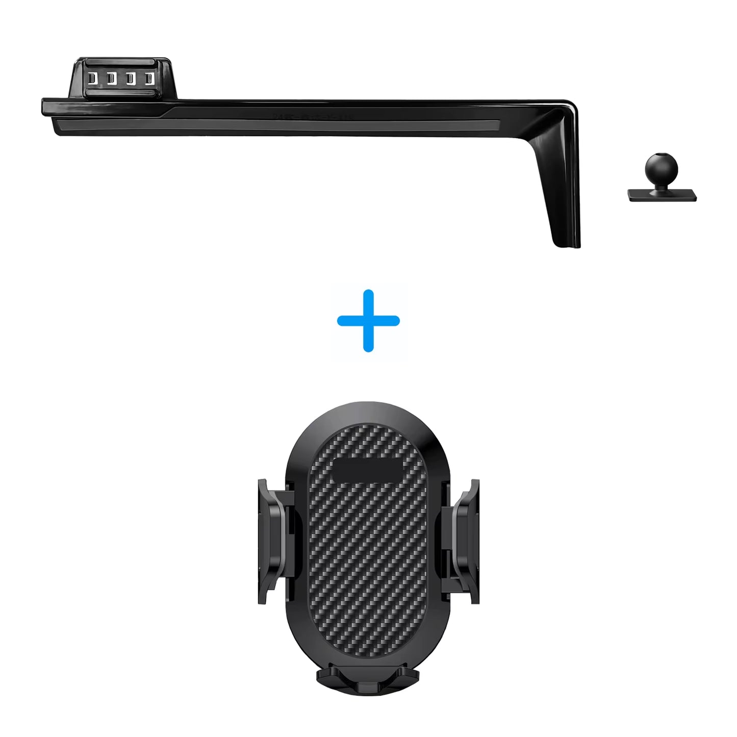 Car Phone Holder for Hyundai Santa Fe MX5 2024 2025 Screen Panel Fixed Base Fast Wireless Charging Phone Mount Car Accessories